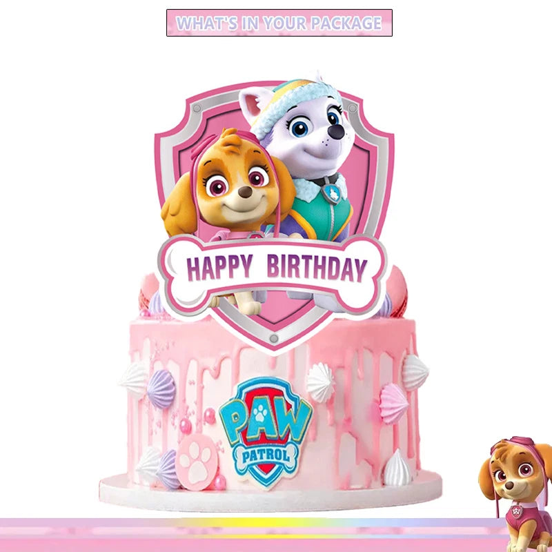 Paw Patrol Skye Geburtstag Dekoration Rosa