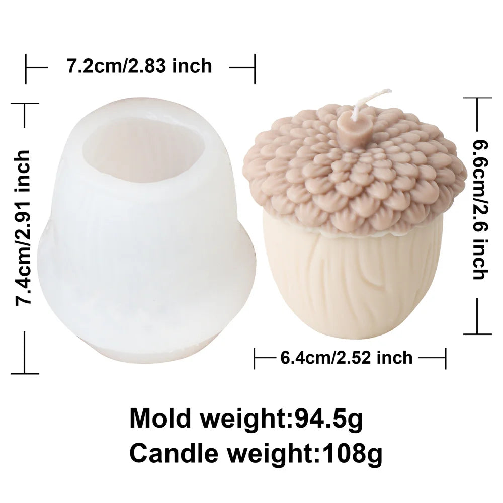 Große Eichel Silikonform