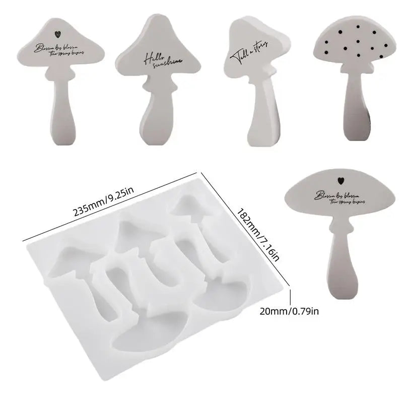 3D Pilz Kerze Silikonform