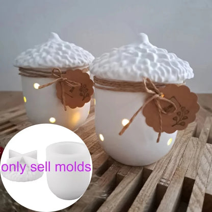 Tannenzapfenbehälter Silikonform