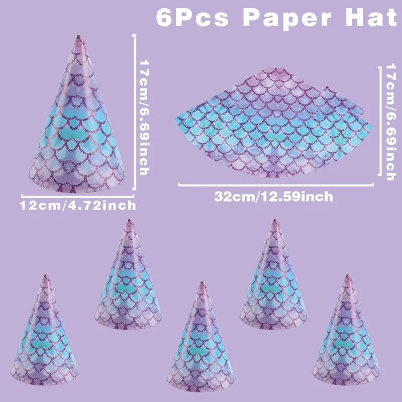 Meerjungfrauen Partyset‘s in vielen Varianten