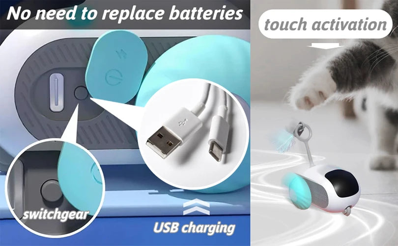 Interaktives Haustier-Spielzeugauto mit Remote Funktion, Automatikmodus