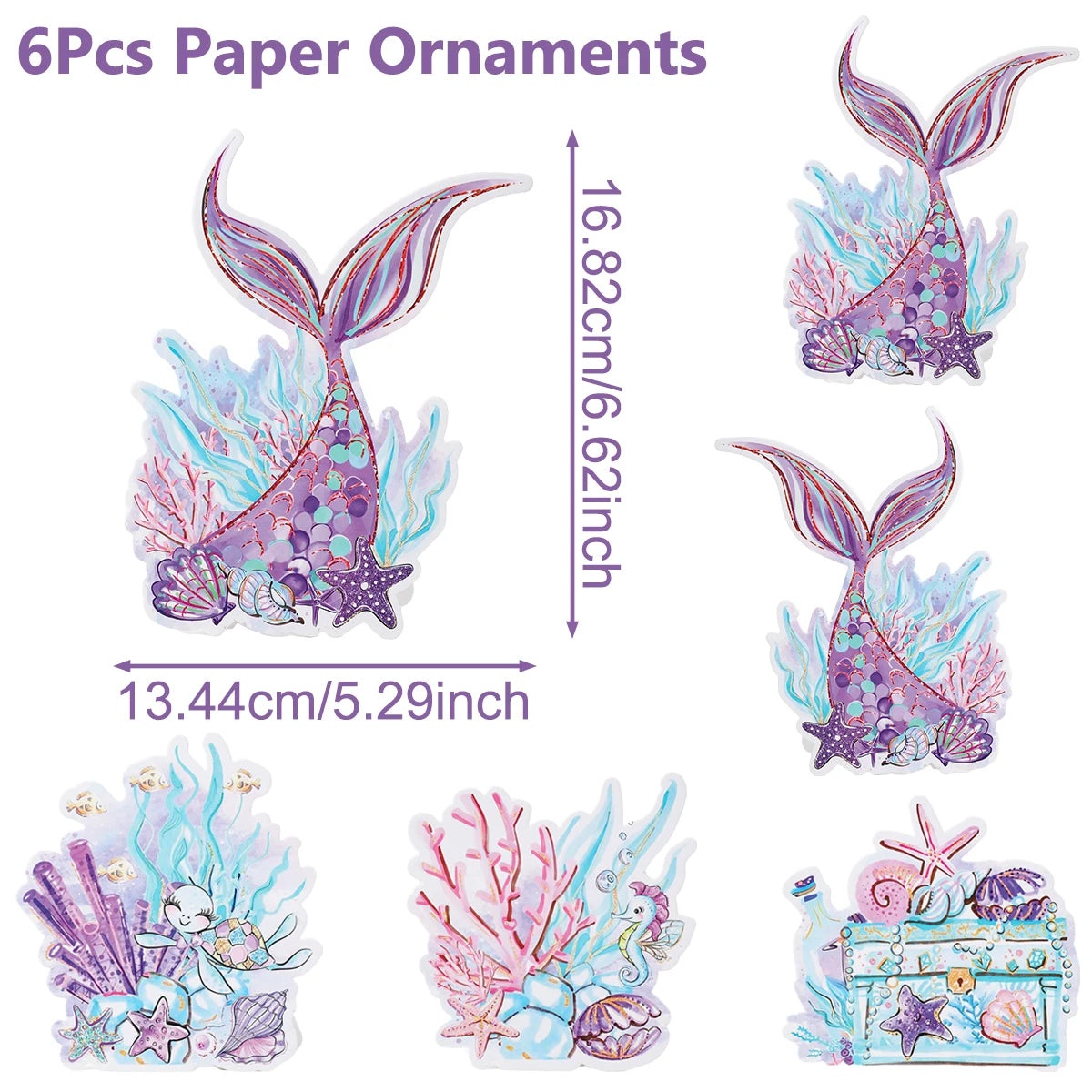 Meerjungfrauen Partyset‘s in vielen Varianten