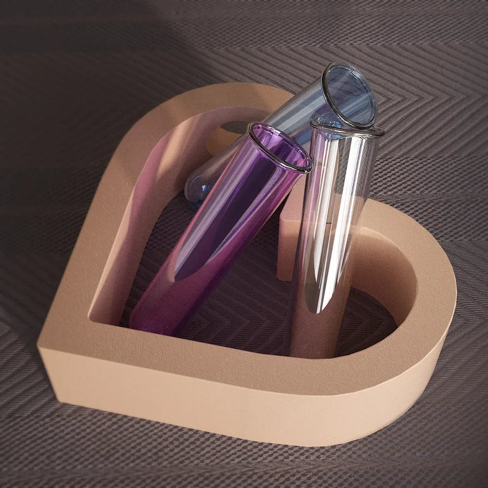 Herz-Kerzenständer Silikonform