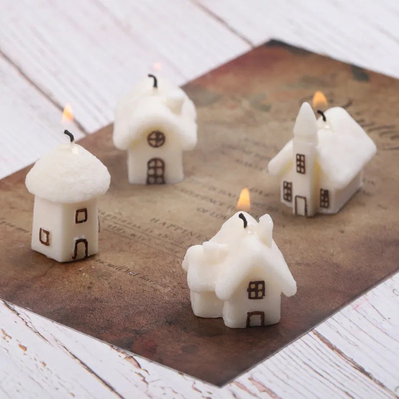 Silikongießform Weihnachtshaus