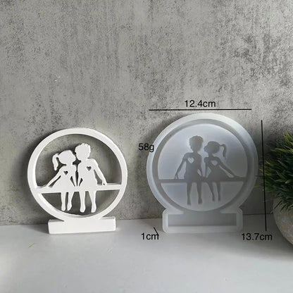 Silikonform Familie & Co