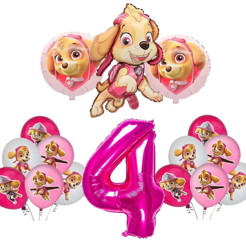 Paw Patrol Skye Geburtstag Dekoration Rosa