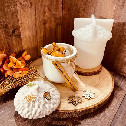 Tannenzapfenbehälter Silikonform